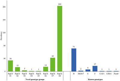 Prevalence and genotyping distribution of Enterocytozoon bieneusi in diarrheic pigs in Chongqing and Sichuan provinces, China